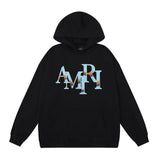 Amiri Hoodie AMI print pattern hooded sweater for men and women