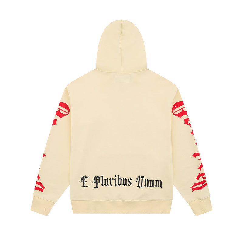 Godspeed Hoodie Spring and Autumn GOD Skull Letter Pattern Printed Hooded Sweater