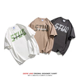Men T-Shirts Short-Sleeved T-shirt Men Summer Pure Cotton Loose Leisure All-Matching