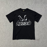 Corteiz T Shirt Vintage Printed Men and Women Loose Casual