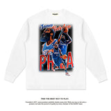 Nba Long Sleeve Shirt Long Sleeve T-shirt High Street Pure Cotton