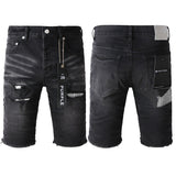 Purple Brand Denim Shorts High Street Black