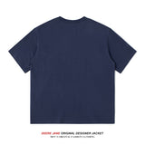 Men T-Shirts Summer Cotton Short Sleeve T-shirt Men American Style Loose