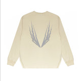 Purple Brand Long Sleeve T-Shirt Fashion Loose Long Sleeve Top