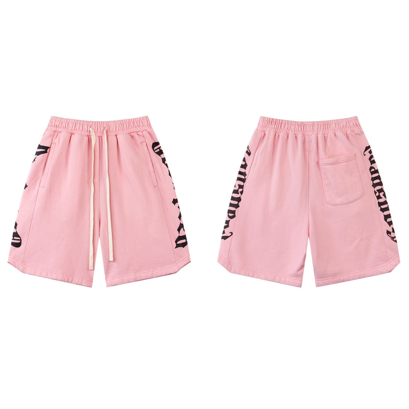 Godspeed Shorts Summer GOD Letter Print Pattern Casual Loose Shorts
