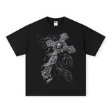 Vintage T-shirts printed short-sleeved t-shirts washed and made old t-shirts