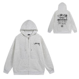 Stussy Hoodie Zip Cardigan Hooded Sweater