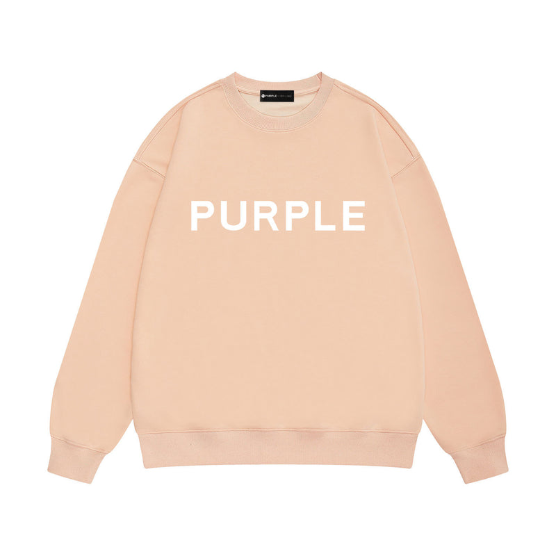 Purple Brand Sweatshirt Loose Crew Neck Sweater