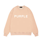 Purple Brand Sweatshirt Loose Crew Neck Sweater