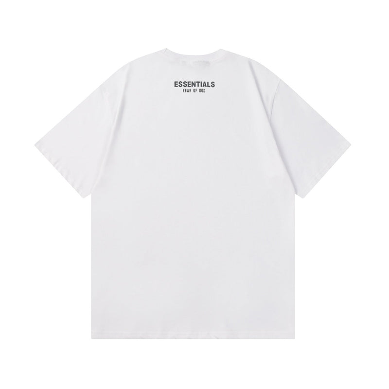 Fog Essentials T Shirts Spring/Summer FOG Letter Pattern Crew Neck Short Sleeves