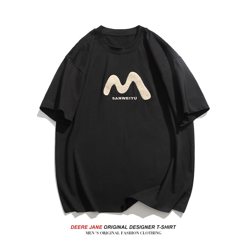 Men's T-Shirts Short-Sleeved T-shirt Men's Summer Loose Couple