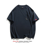 Men T-Shirts Summer Short Sleeve T-shirt Loose Half Sleeve