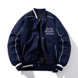 Mens Vintage Jackets Baseball Suit Embroidered Jacket Hooded Flight Suit Cotton Suit