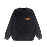 Purple Brand Distressed Long Sleeve Shirt Fashion Distressed Loose Long-sleeved Top