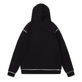 Amiri Hoodie autumn and winter new AMI embroidered line letter pattern hooded sweater