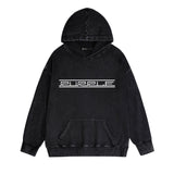 Purple Brand Distressed Hoodie Fashion Old Loose Hooded Sweater