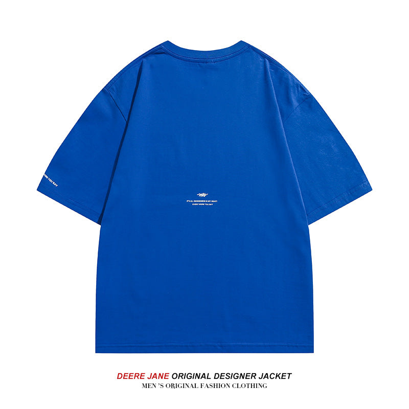 Men's T-Shirts Summer Short Sleeve T-shirt Men's Loose Half Sleeve