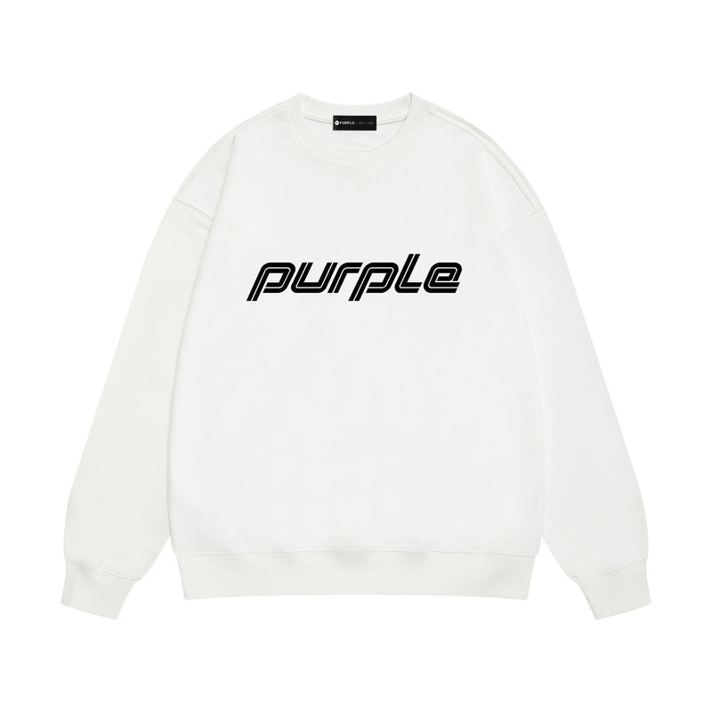 Purple Brand Sweatshirt Loose Crew Neck Sweater