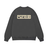 Purple Brand Sweatshirt Loose Crew Neck Sweater