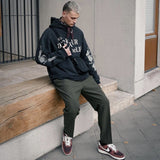 Askyurself Hoodie Vintage Fire Cloud Coat Hoodie Fog