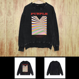 Purple Brand Distressed Sweatshirt Retro Vintage Crew Neck Sweater