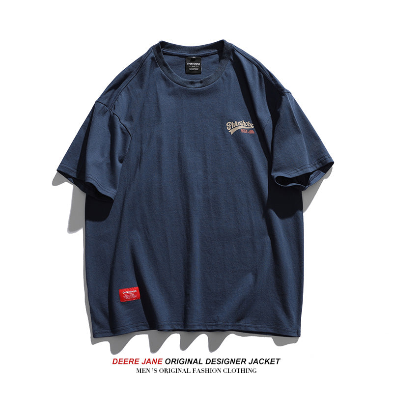 Men's T-Shirts Summer Short-Sleeved T-shirt Men's Loose Casual Half Sleeves T-shirt