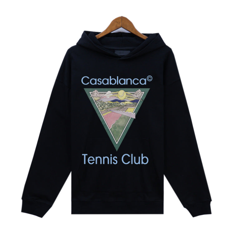 Casablanca Hoodie Autumn/Winter Rainbow Print Hooded Sweater