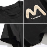 Men's T-Shirts Short-Sleeved T-shirt Men's Summer Loose Couple