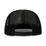 Trendy flat brimmed hat summer mesh sunshade breathable