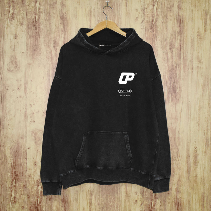 Purple Brand Distressed Hoodie Fashion Old Loose Hooded Sweater