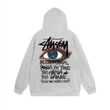 Stussy Hoodie Zip Cardigan Hooded Sweater