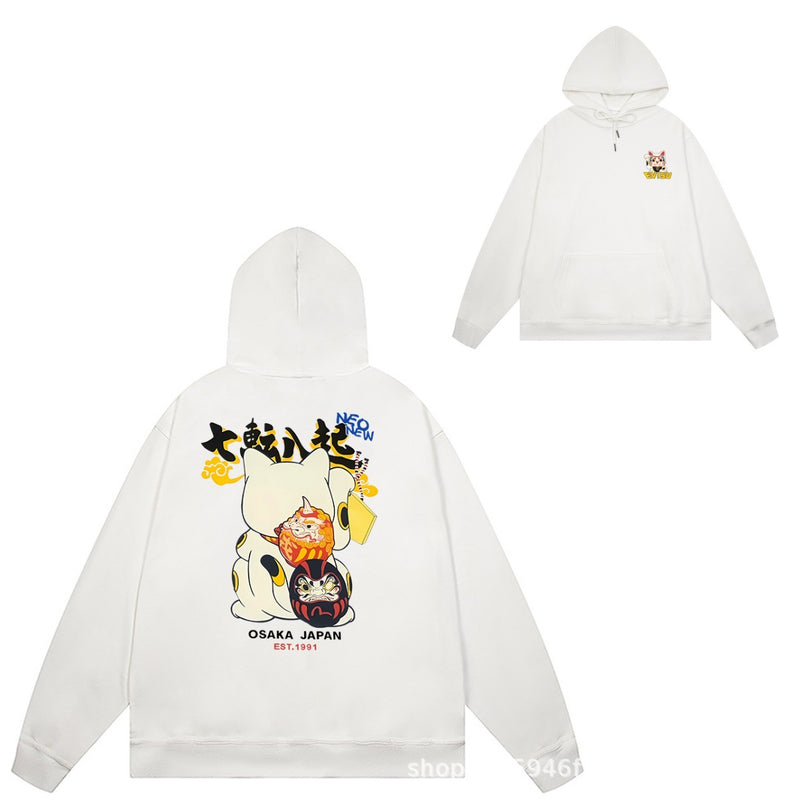 Evisu Hoodie Letter Print Male