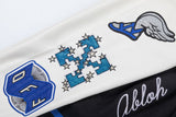 Off White Jacket Autumn/Winter OW Hot Diamond Pegasus Letter Pattern Baseball Jacket