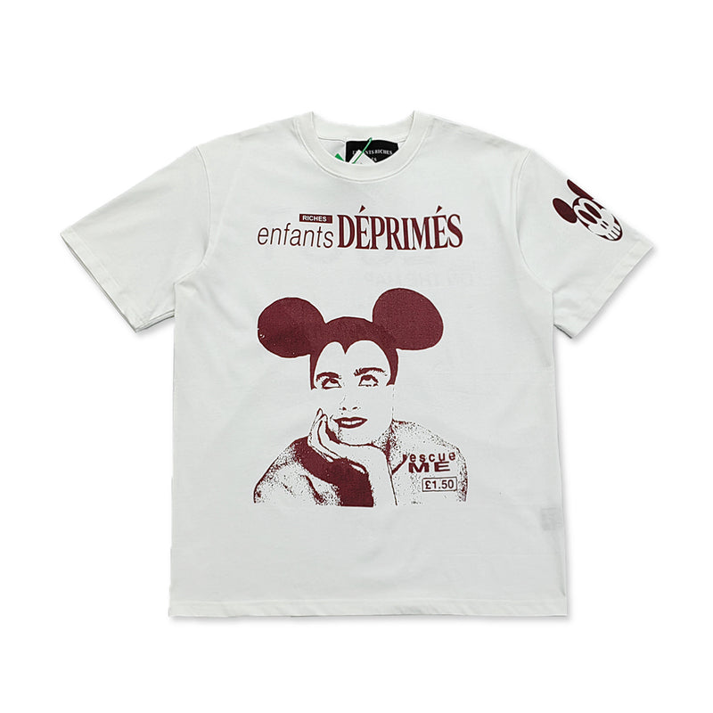 ERD T Shirts Summer Street Punk Rock Loose Short Sleeve T-shirt
