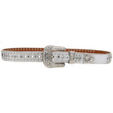 Hip-hop punk rhinestone belt punk style