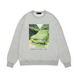 Purple Brand Sweatshirt Loose Crew Neck Sweater