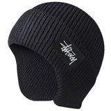 Stussy Hat Winter Knitted Hat Men's and Women's Warm Ear Protector Outdoor Wool Hat