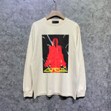 Purple Brand Long Sleeve T-Shirt Fashion Loose Long Sleeve Top