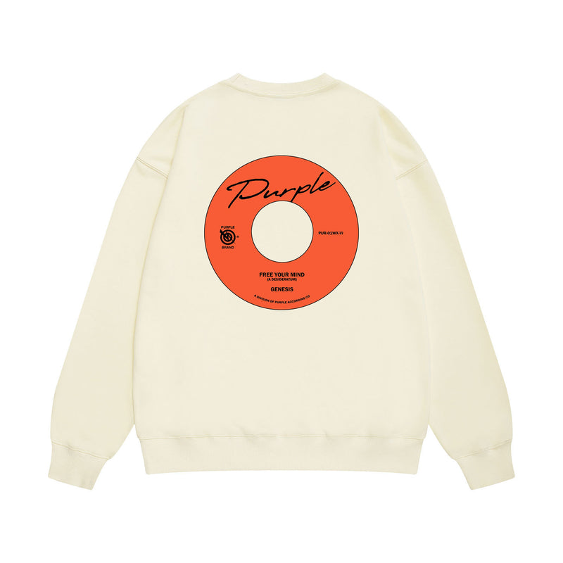 Purple Brand Sweatshirt Loose Crew Neck Sweater