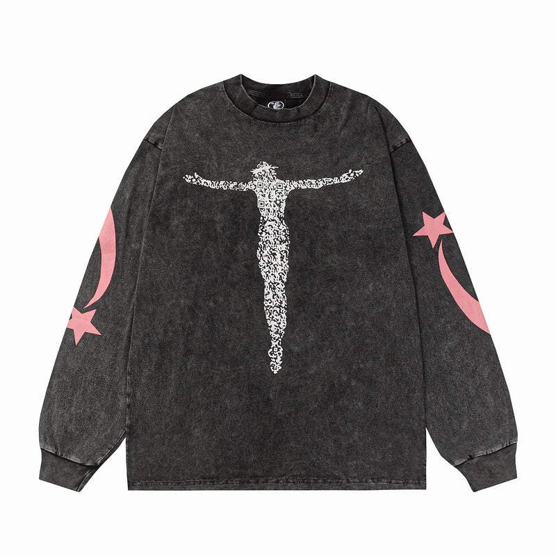 HS Hoodie Printed Casual Loose