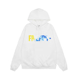 Vlone Hoodie autumn and winter gradual change big V letter