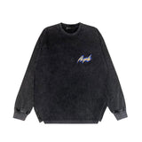 Purple Brand Distressed Long Sleeve Shirt Fashion Distressed Loose Long-sleeved Top