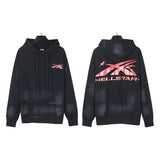 HS JacketsHS Hoodie & Pants Wash Old Vintage Men's and Women's Loose Casual Sweater Sweatpants