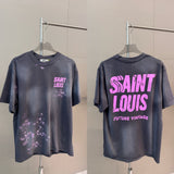 Men Vintage T-Shirts SSSaint Louis Tee