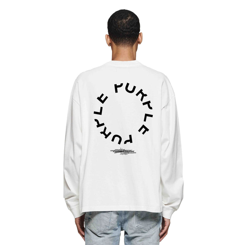 Purple Brand Long Sleeve T-Shirt Fashion Loose Long Sleeve Top