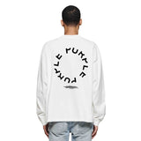 Purple Brand Long Sleeve T-Shirt Fashion Loose Long Sleeve Top
