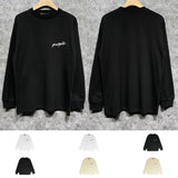 Purple Brand Long Sleeve T-Shirt Fashion Loose Long Sleeve Top