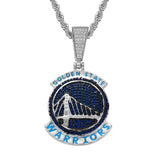NBA Team Pendants Golden State Warriors Team Pendant Necklace