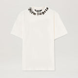Palm Angels T Shirts Scarf Print Short Sleeve T-Shirt