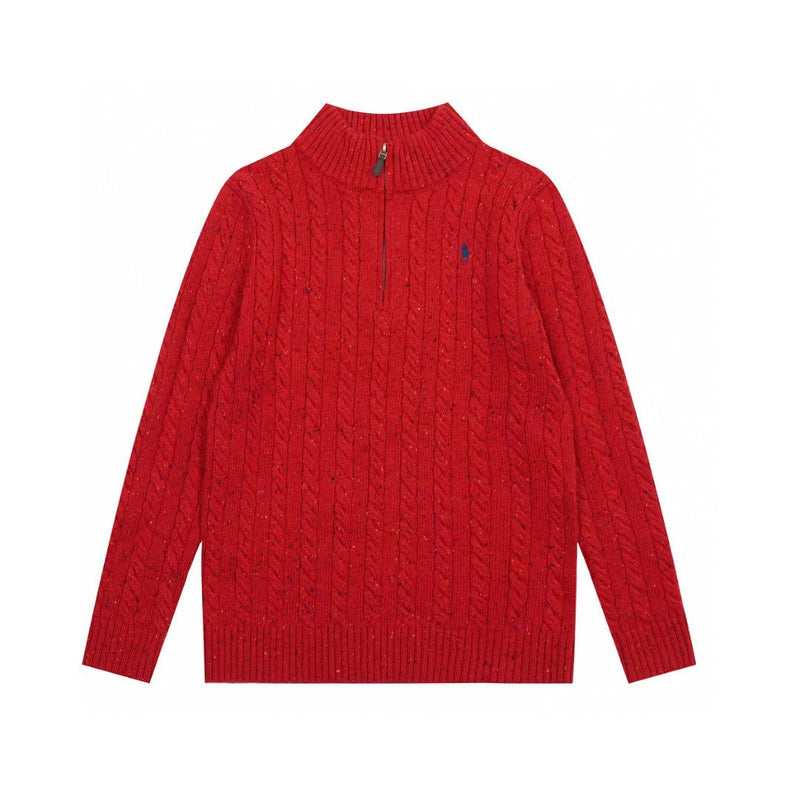 Ralph Lauren Knitted sweaters RL sweater half-height zip-up knitted sweater Polo